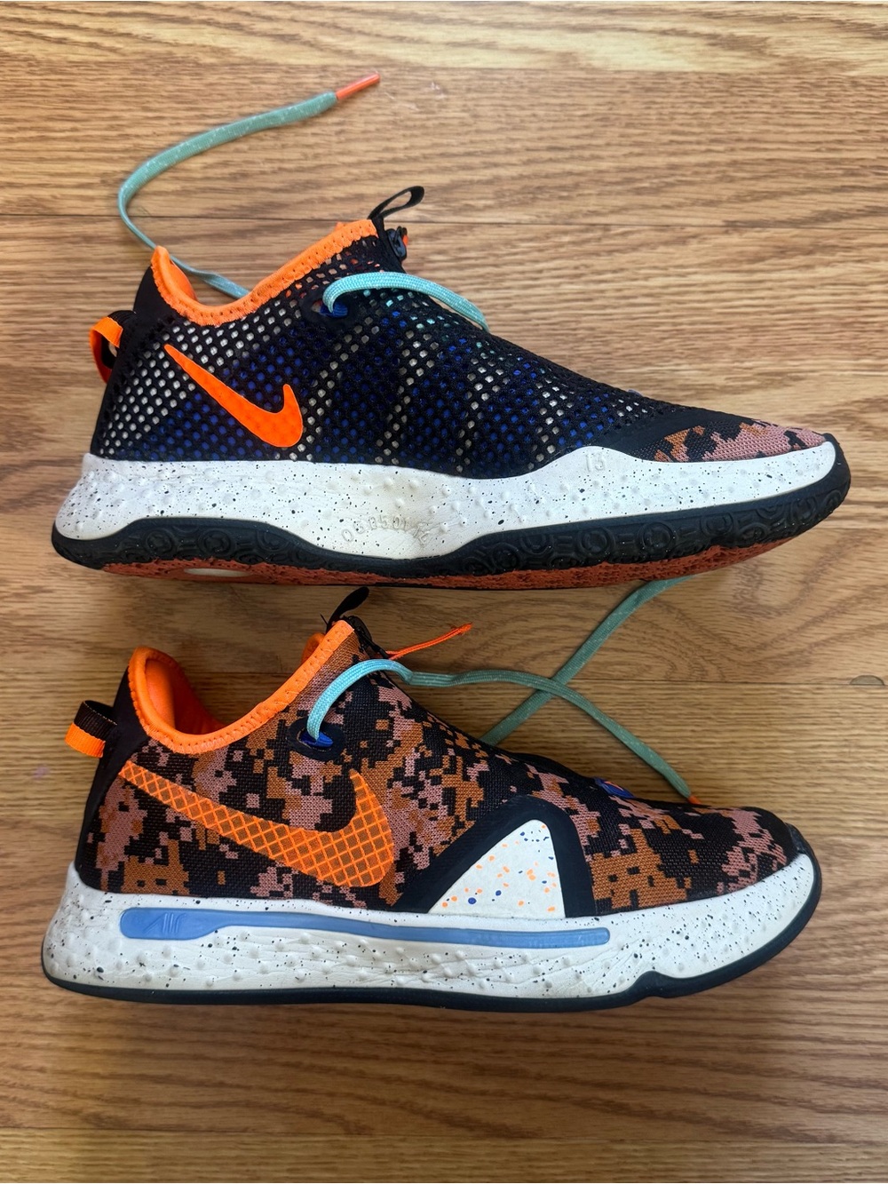 Nike Paul George digi camo sneakers